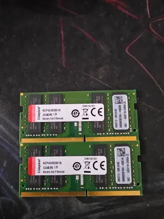 2x Módulos RAM Kingston DDR4 16GB