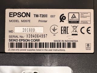 Impresora Térmica Epson Gris