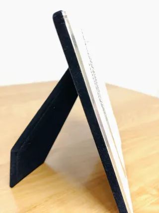 Portafotos blanco mate con espigas