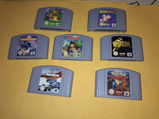 Lote Juegos Nintendo 64: Mario, Zelda, Pokémon..