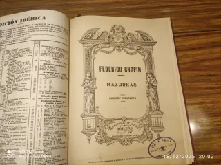 Partituras F. Chopin