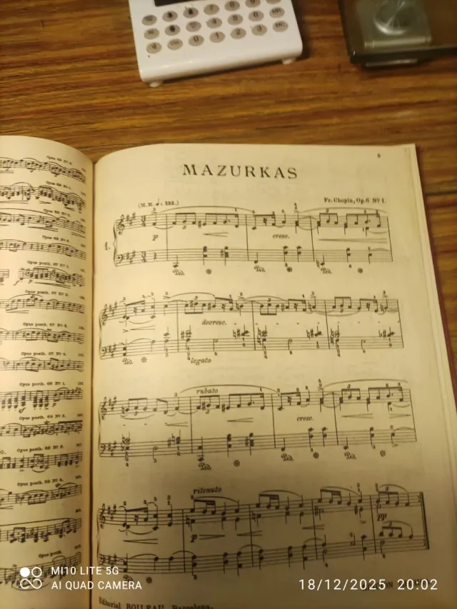 Partituras F. Chopin