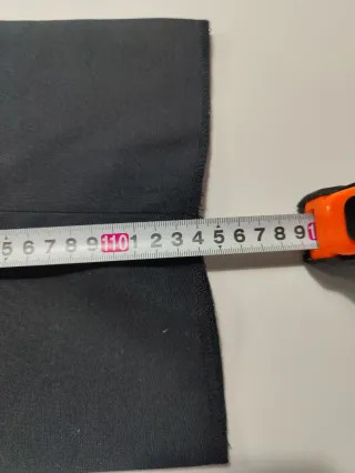 Pantalón de pinzas negro para hombre talla 44