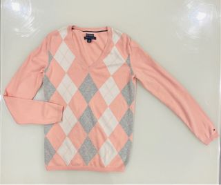 Maglione Tommy Hilfiger Argyle Tg XS
