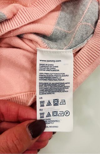 Maglione Tommy Hilfiger Argyle Tg XS