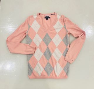 Maglione Tommy Hilfiger Argyle Tg XS