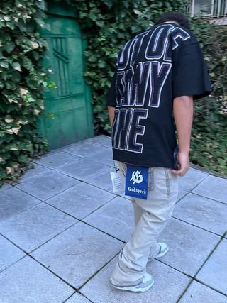 Pantalones campana Godspeed hombre negros