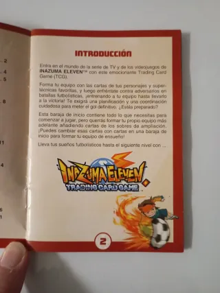 Guía Inicio Inazuma Eleven Trading Card Game