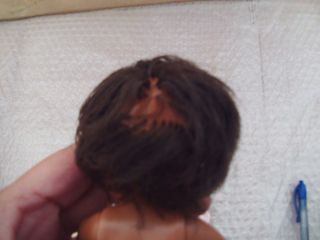 Muñeca Barriguitas  negro  pelo liso