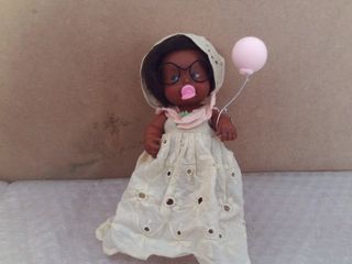 Muñeca Barriguitas  negro  pelo liso