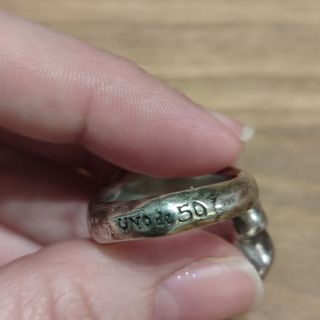 Anillo Espiga Plata Uno de 50 Talla 18