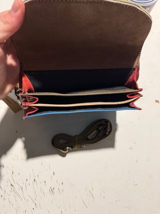 Bolso bandolera Soruka azul y amarillo