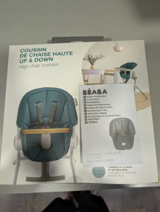Cojín trona Béaba Up and Down verde