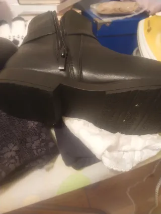 Botines In Extenso Talla 40 Negros