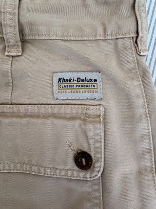 Pantalones cortos beige