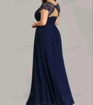 Vestido de fiesta azul talla L