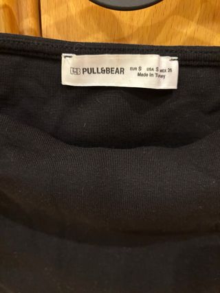 Camiseta negra manga larga