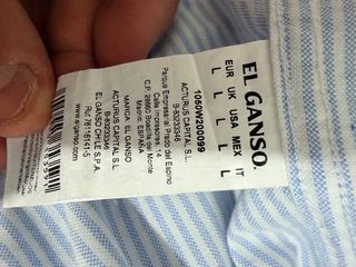 Camisa El Ganso Rayas Talla L sin usar ni una vez