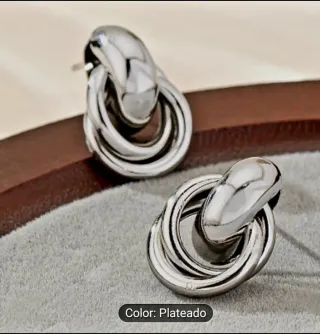 Pendientes dorados y plateados. Regalo Navidad.