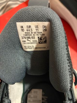 Scarpe Puma Uomo Grigio/Bianco Tg 45.5