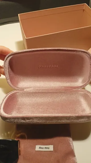 Occhiali Miu Miu Glimpse Nero/Oro