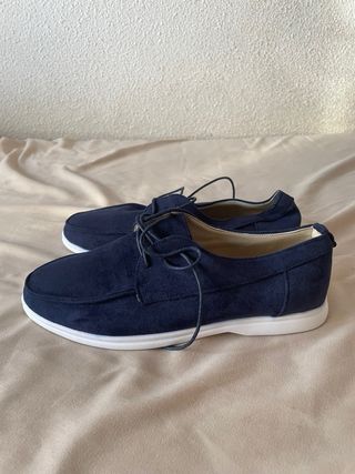 Mocasines náuticos azul marino talla 41