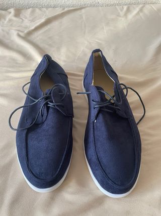 Mocasines náuticos azul marino talla 41