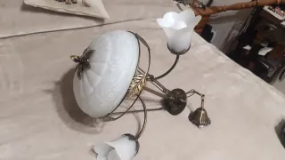 Lámpara de techo y 2 lamparitas a juego