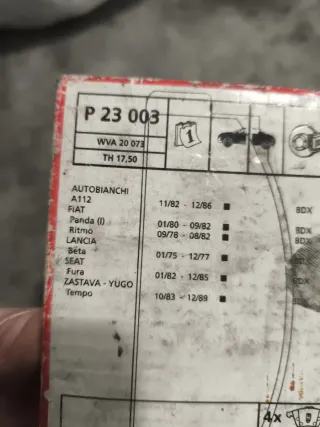 Pastillas de freno brembo