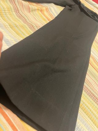 Pantalones premamá rectos negros T. 38