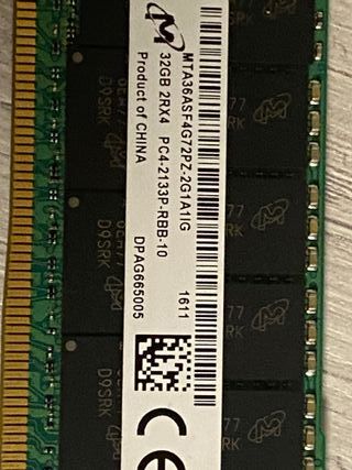 Memoria RAM Micron 32GB DDR4 2133MHz