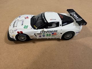 Scalextric Chevrolet  Corvette Compuwre blanco