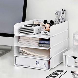 Juego 4 bandejas documentos A4