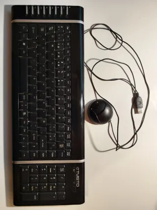 Teclado inalámbrico Tuvisto Negro