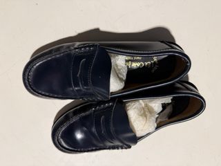 Zapatos castellanos niño azul talla 33