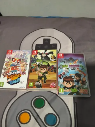 Juegos Nintendo Switch: Ben 10 y New Super Lucky's