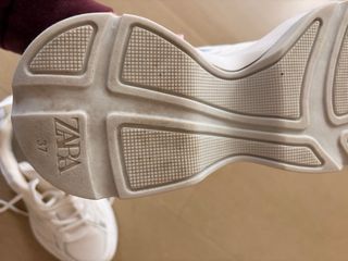 Zapatillas Zara plataforma blancas