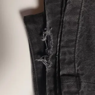 Pantalón Bershka Baggy Negro Talla 38