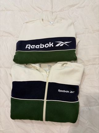 Conjunto Reebok Sudadera y Chaqueta M