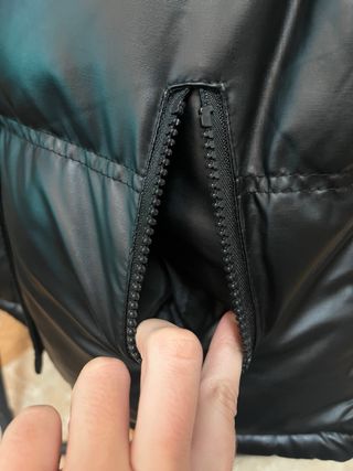 Chaleco negro acolchado