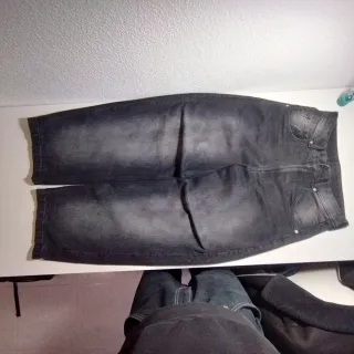 Pantalón Bershka baggy talla 38 azul