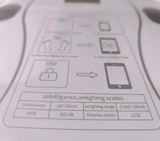 Báscula Digital Inteligente Bluetooth.