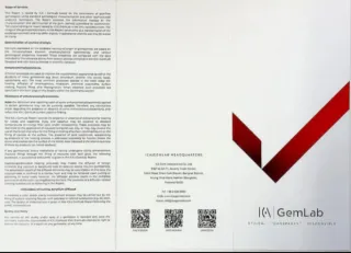 Esmeralda3.67ct Zâmbia óleo menor e certificado.