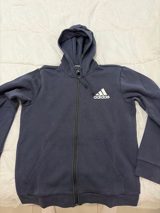 Sudadera Adidas Azul con Cremallera