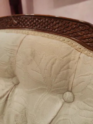 Conjunt de butaca clàssica amb reposapeus a joc