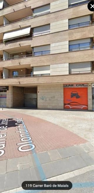 Plaza de garaje para moto