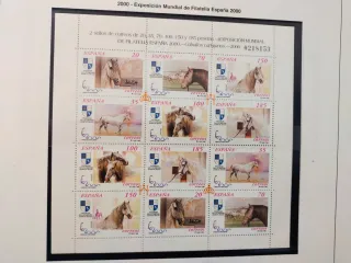 3 Minipliegos Caballos Cartujanos - Serie Completa