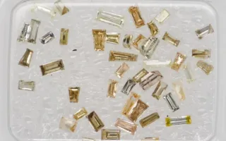 Diamantes Baguette & Taper 1.06 ct Natural