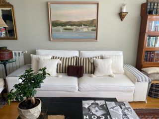 Sofá Cama Tela Blanco