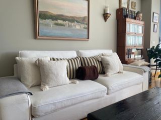 Sofá Cama Tela Blanco